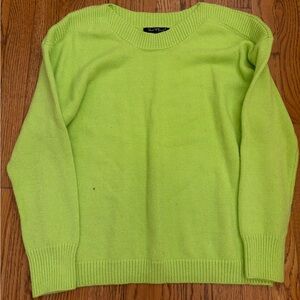 VELVET HEART LIME GREEN KNIT SWEATER